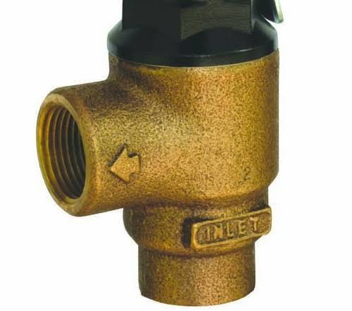 1x22 Relief Valve with Lever Set at 125 PSI O100143