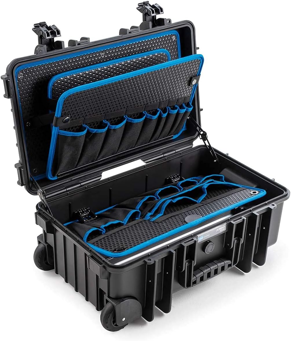Black Outdoor Tool Case with Pocket Tool Boards J587189