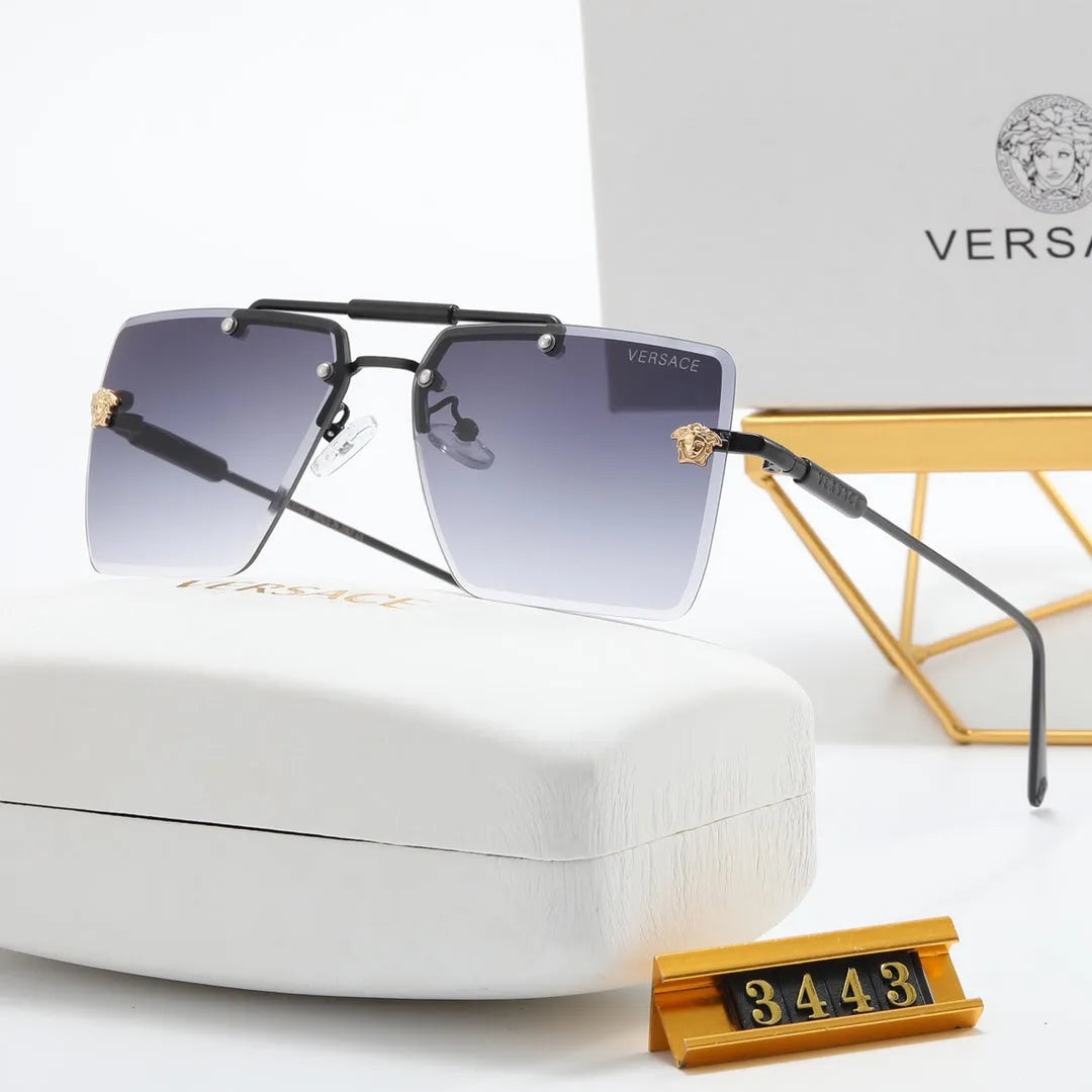 Frameless Double Bridge Polarized Sunglasses L201718