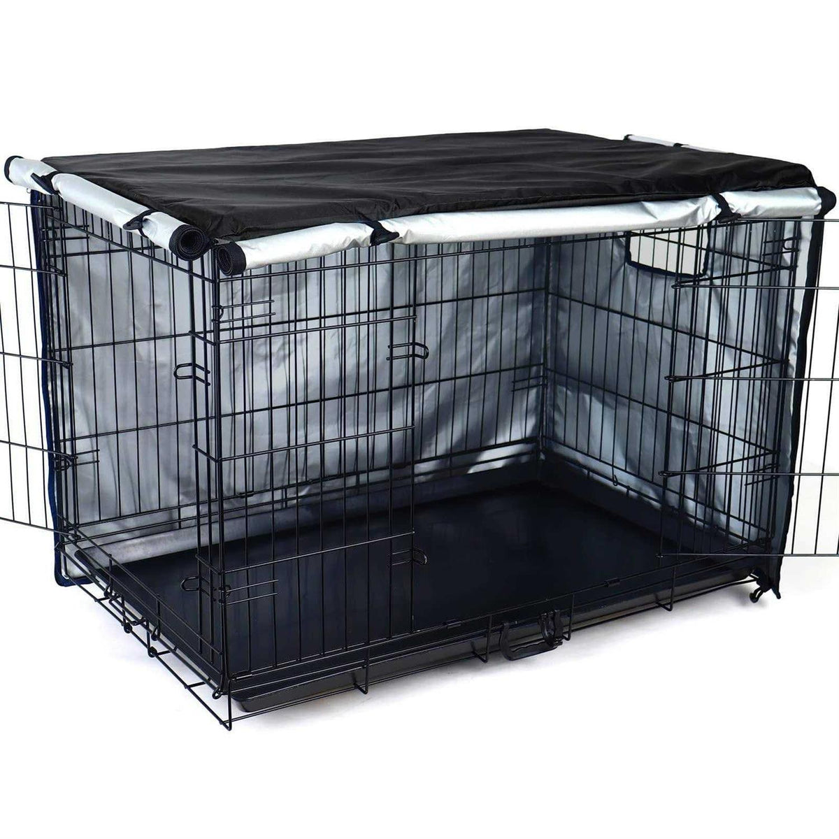 Double Door Waterproof Anti-UV Dog Crate Cover G149