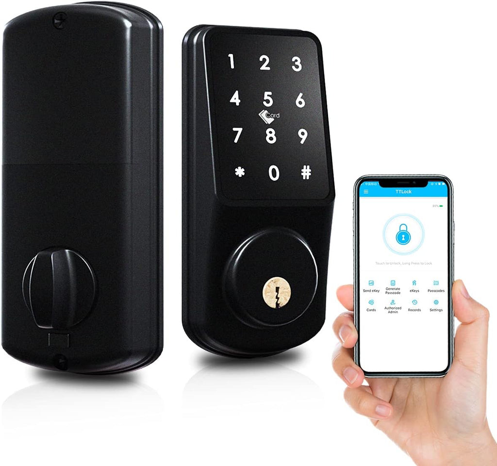 Smart Biometric Bluetooth Keyless Entry Door Lock P21801