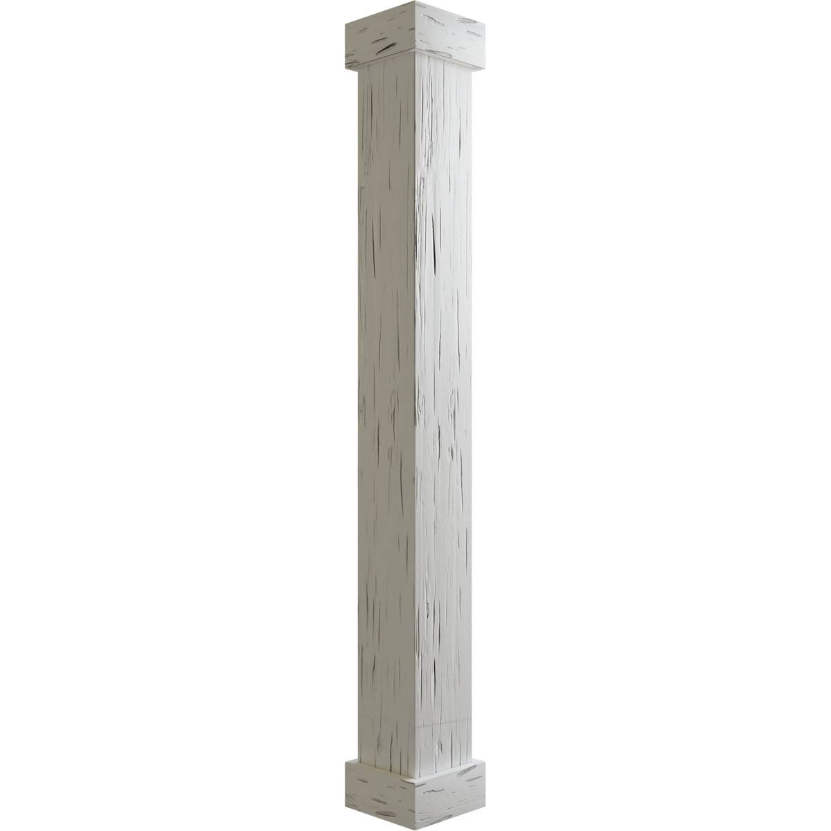 Faux Wood Non-Tapered Square Column Wrap O526