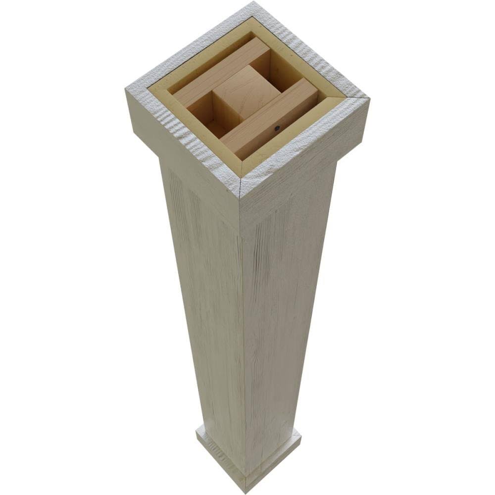 Faux Wood Non-Tapered Square Column Wrap O526