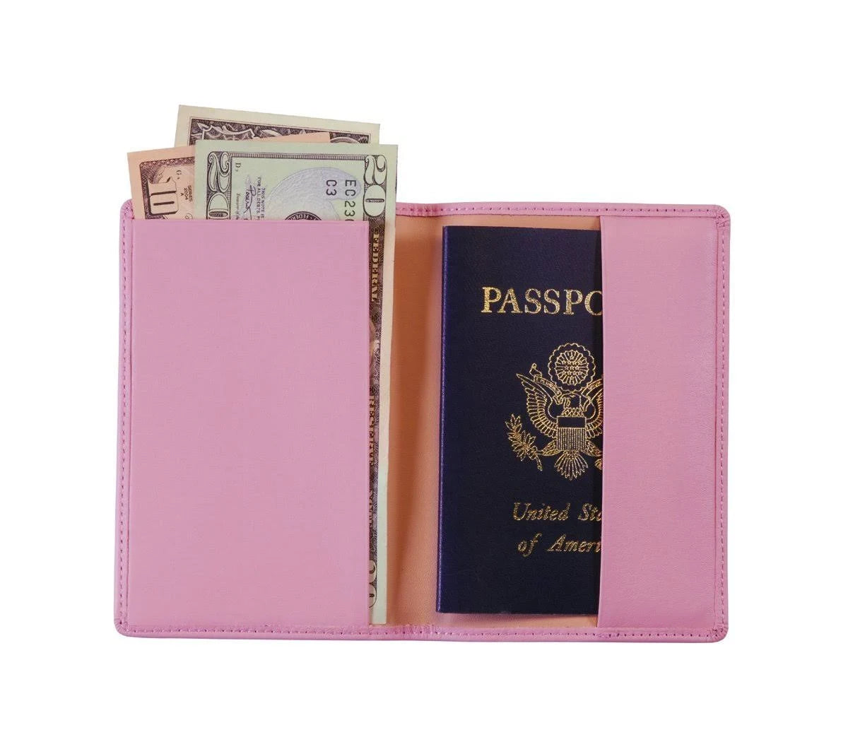 Blue Leather Passport Case S14950