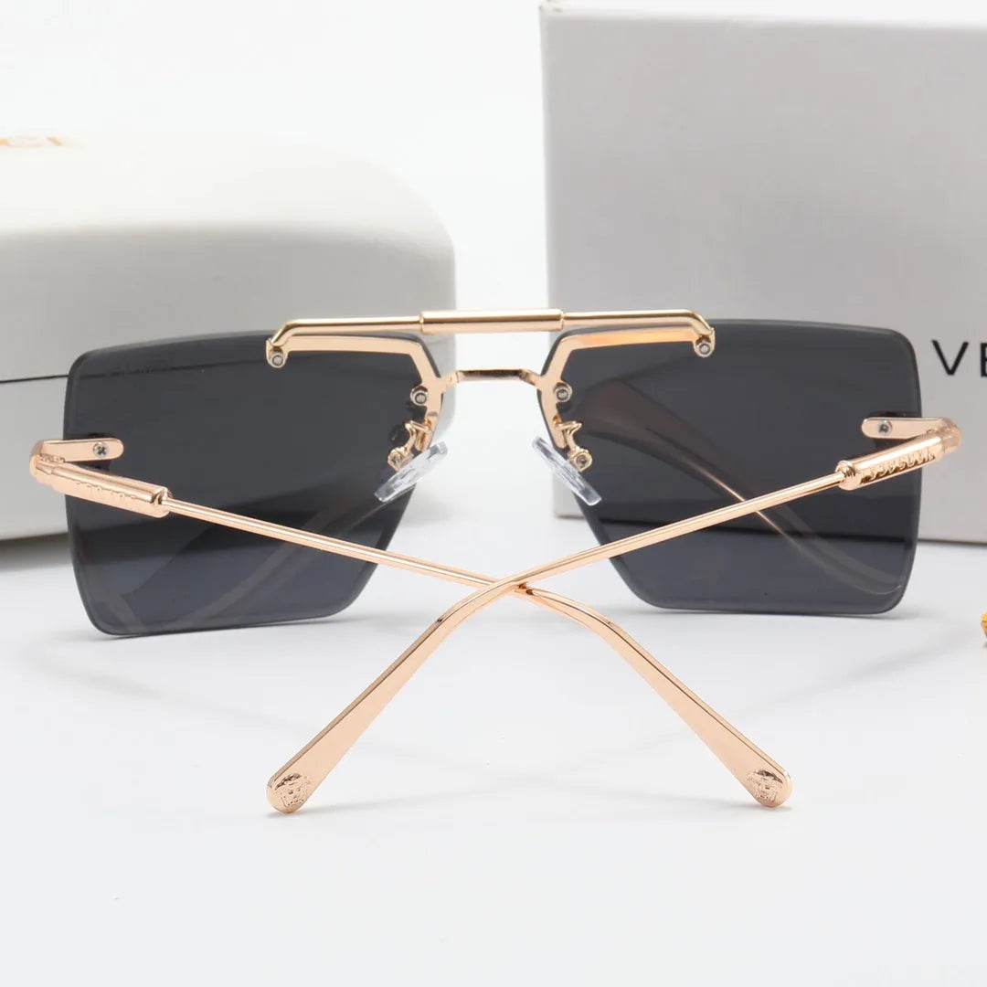 Frameless Double Bridge Polarized Sunglasses L201718