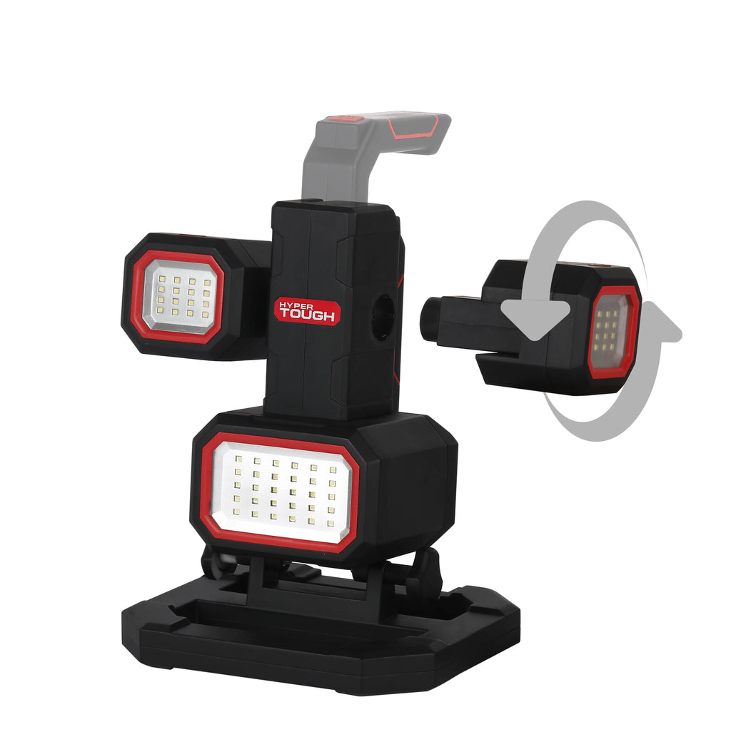 2000-Lumen LED Rechargeable Work Light & Detachable Spotlight K969