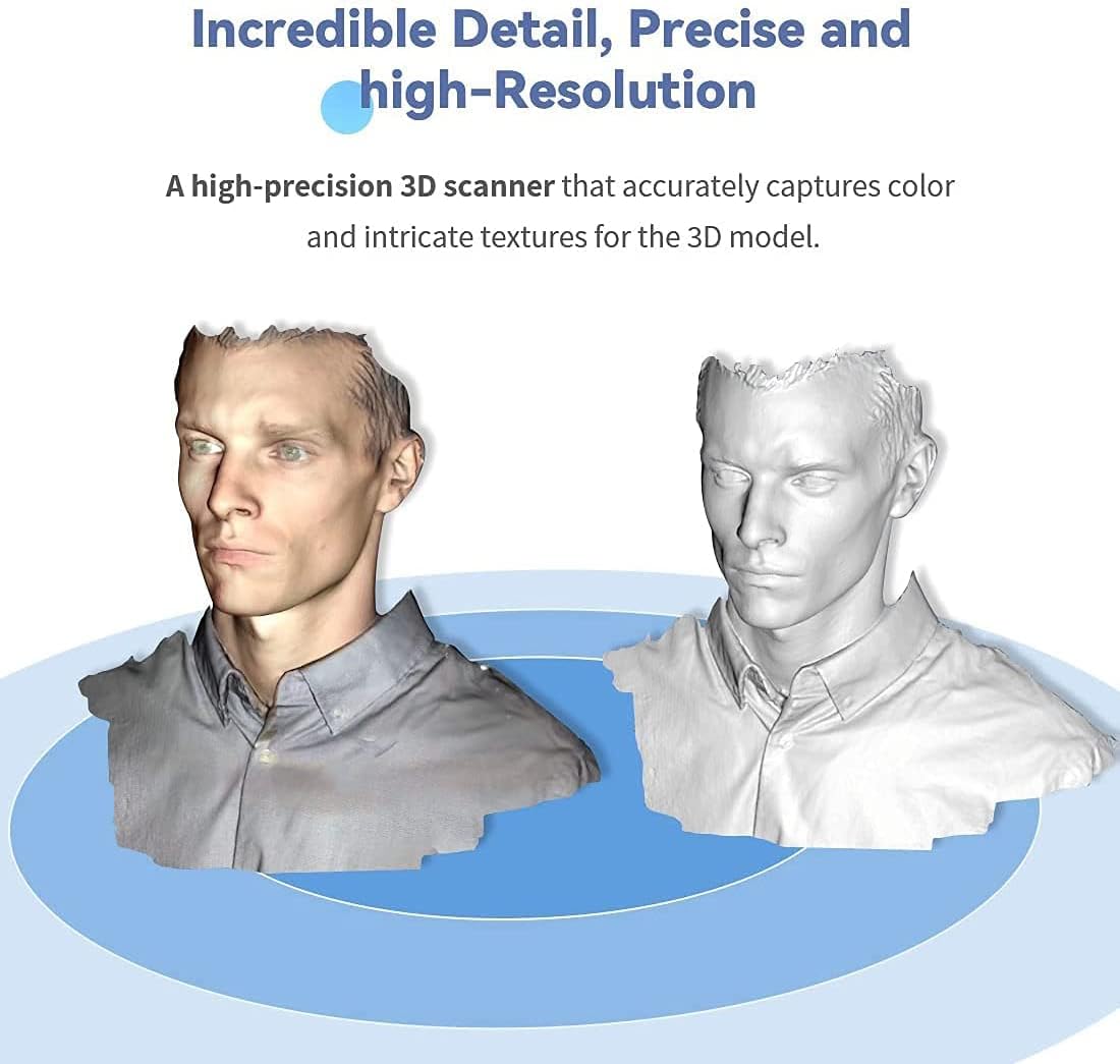 Black 3D Scanner with Turntable O78683