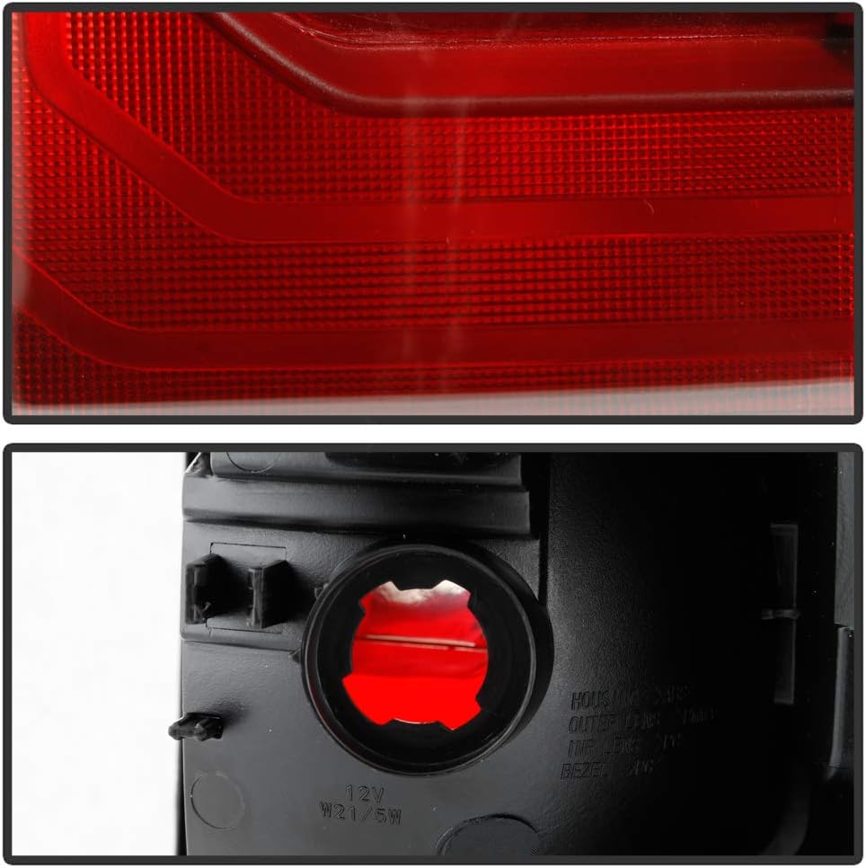 Red Smoked Rear Tail Light Assembly K86634