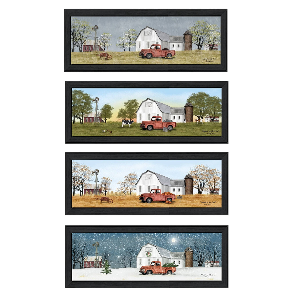 Black Frame 4-Piece Vignette W22614