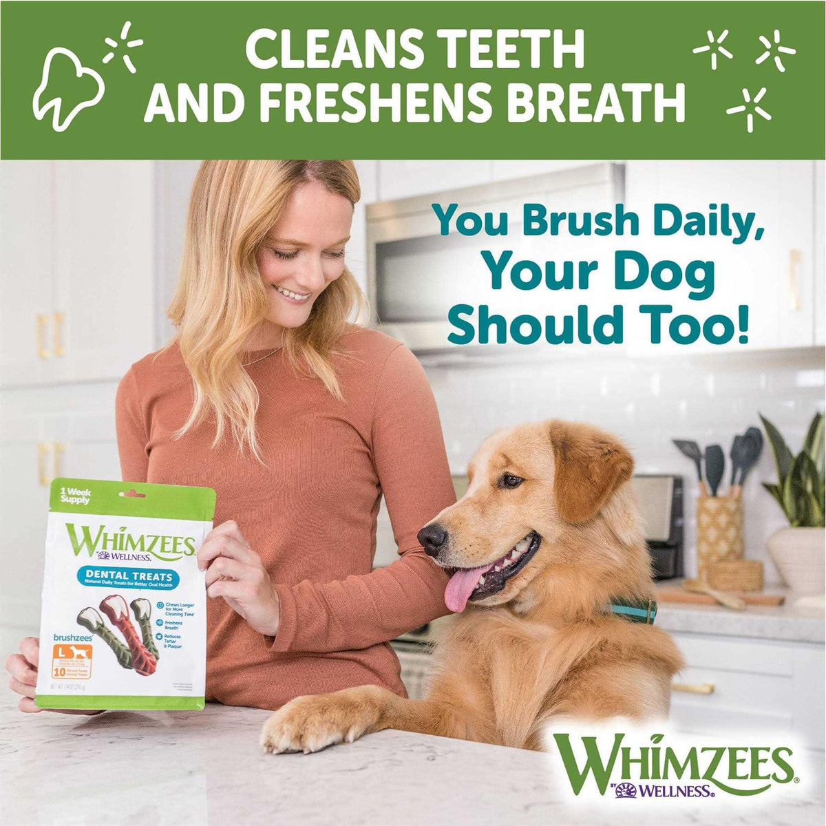 Large Natural Dental Dog Treats B309314