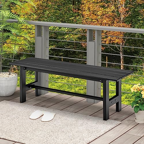 47" HDPE Outdoor Garden Bench X3119