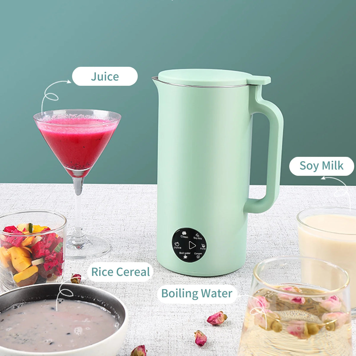 Soymilk Maker 350mL Stainless Steel Multi Cooker N72317