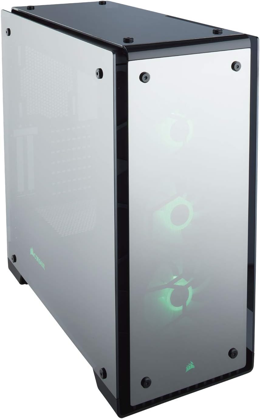 Black Mid-Tower Case with 3 RGB Fans T980448