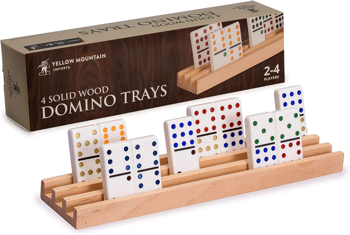 Beechwood Domino Racks/Trays - Set of 4 L276174