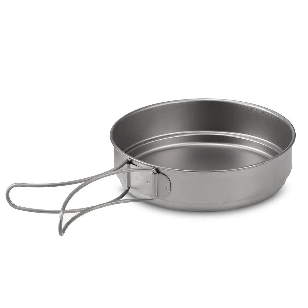1100ML / 1600ML Folding Handle Pot Pan Set X8473