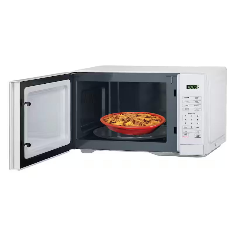 1.1 cu. ft. White Countertop Microwave Oven R96192
