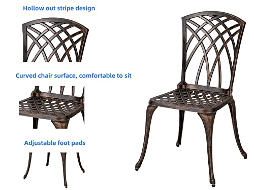 3 Piece Rustproof Cast Aluminum Bistro Set Z254