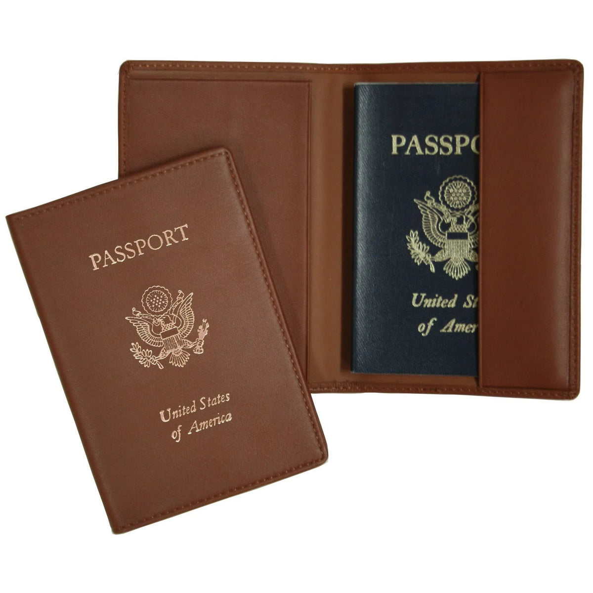 Blue Leather Passport Case S14950