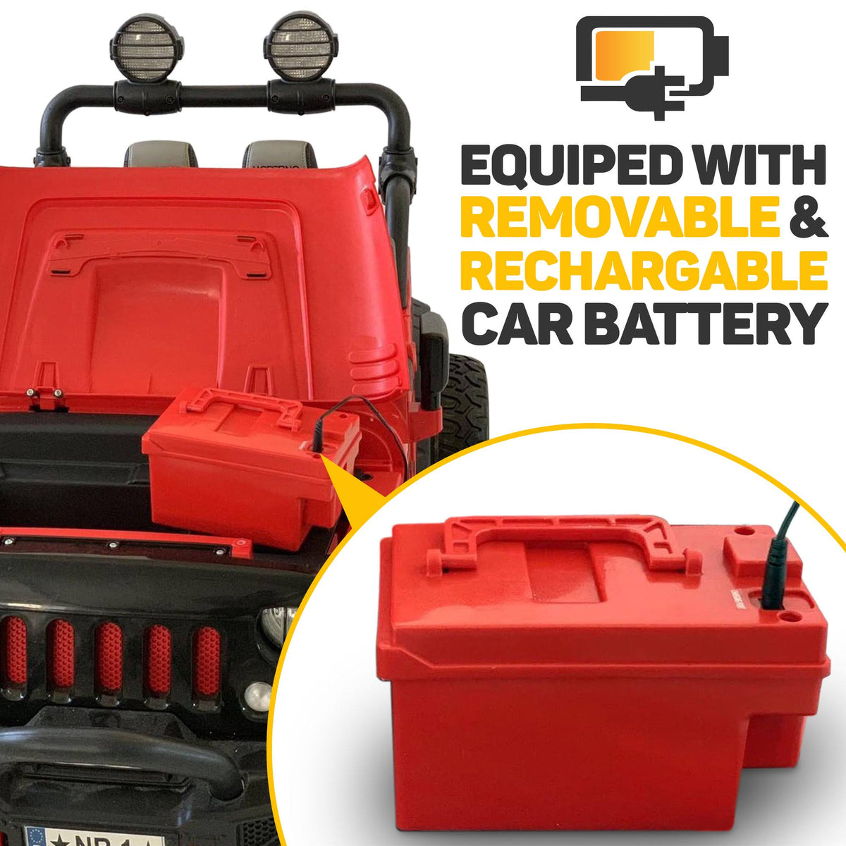 Red 12V Ride on Kids Car Truck with Remote Z342