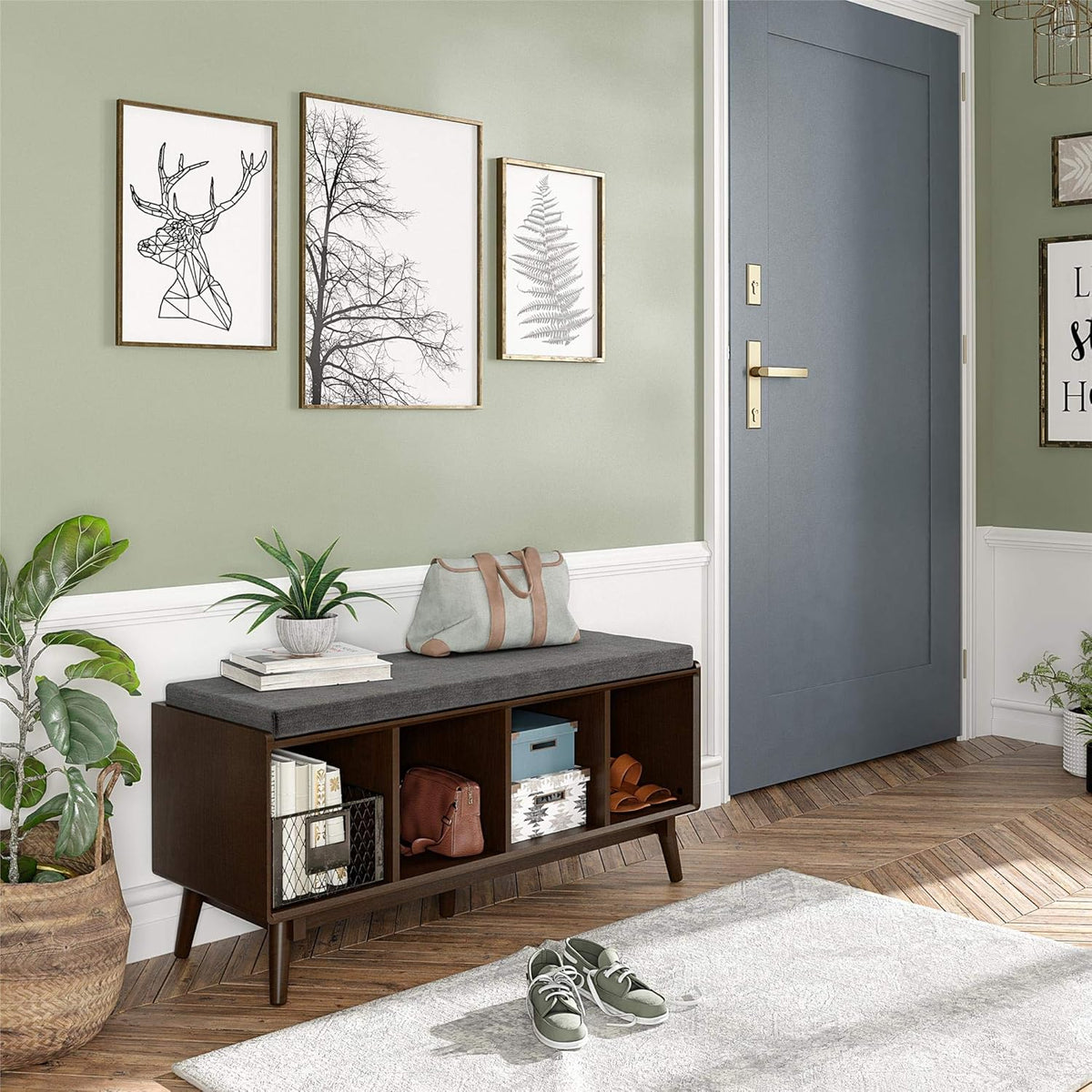 Walnut Bar Cabinet P197