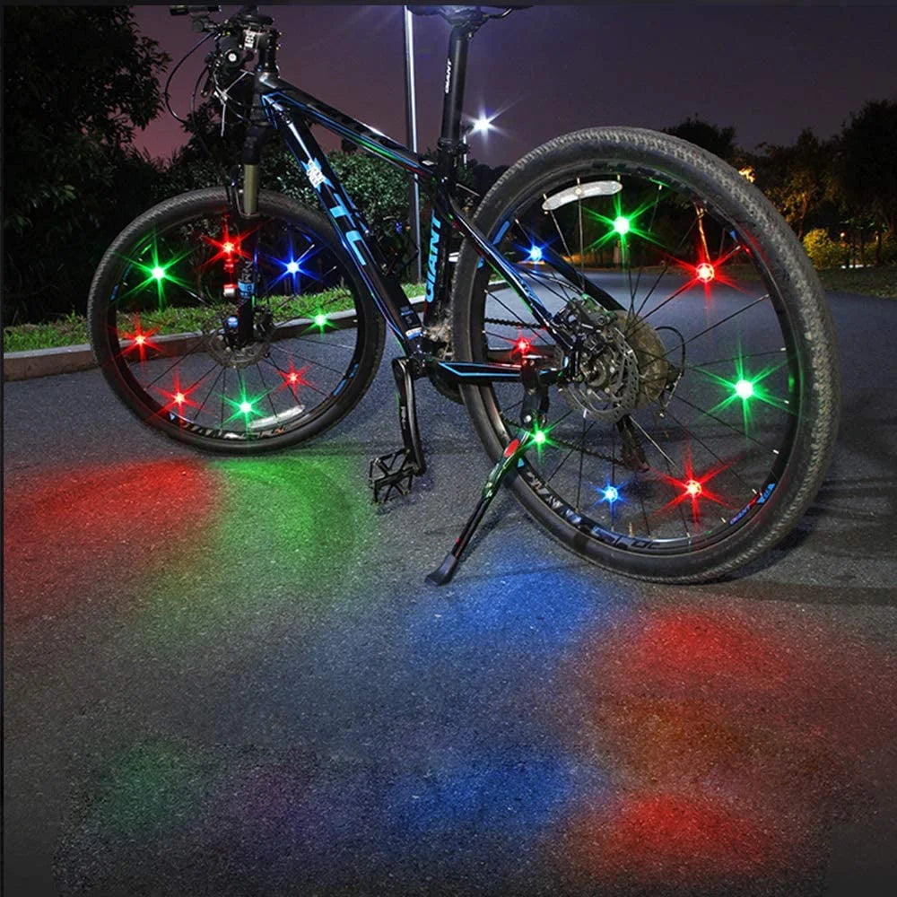 Bike Wheel Lights with Batteries Included, Waterproof P8964