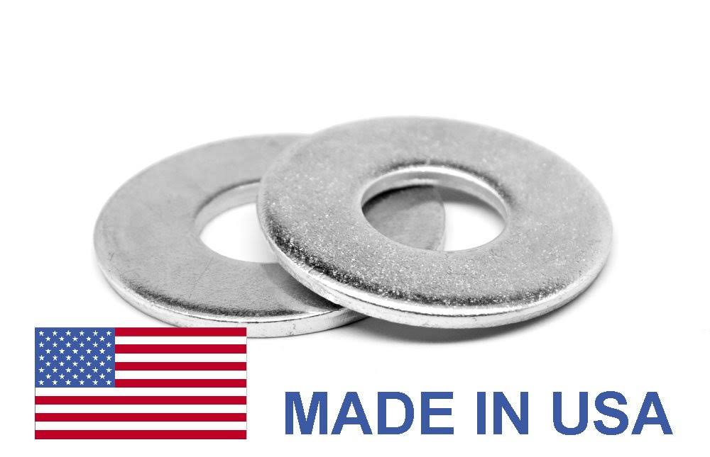 1 4 Grade 8 Flat Washer SAE Pattern Medium Carbon Steel Plain Finish Pk 25 Z69747