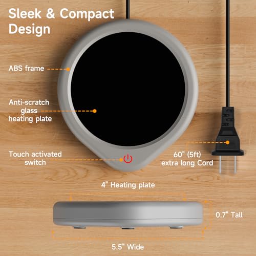 Coffee Mug Warmer with Auto Shut Off Smart Temperature Settings I16135