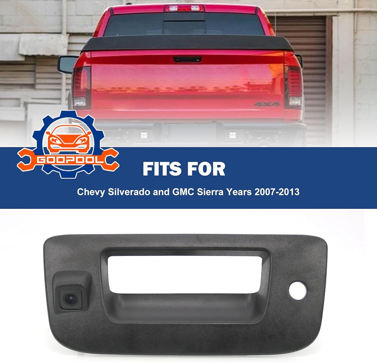 Rear View Backup Camera Tailgate Handler Pack of 2 F3860