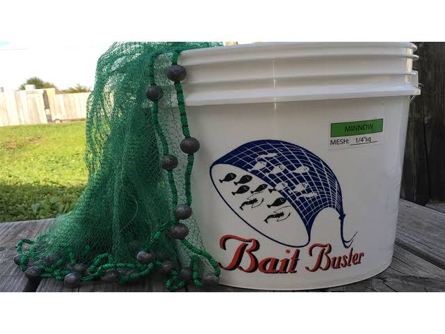 12 Green Minnow Cast Nets W528469