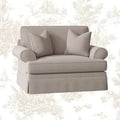 Big Chair and A Half Fabric: Sunbrella Meridian Wisteria Y48679
