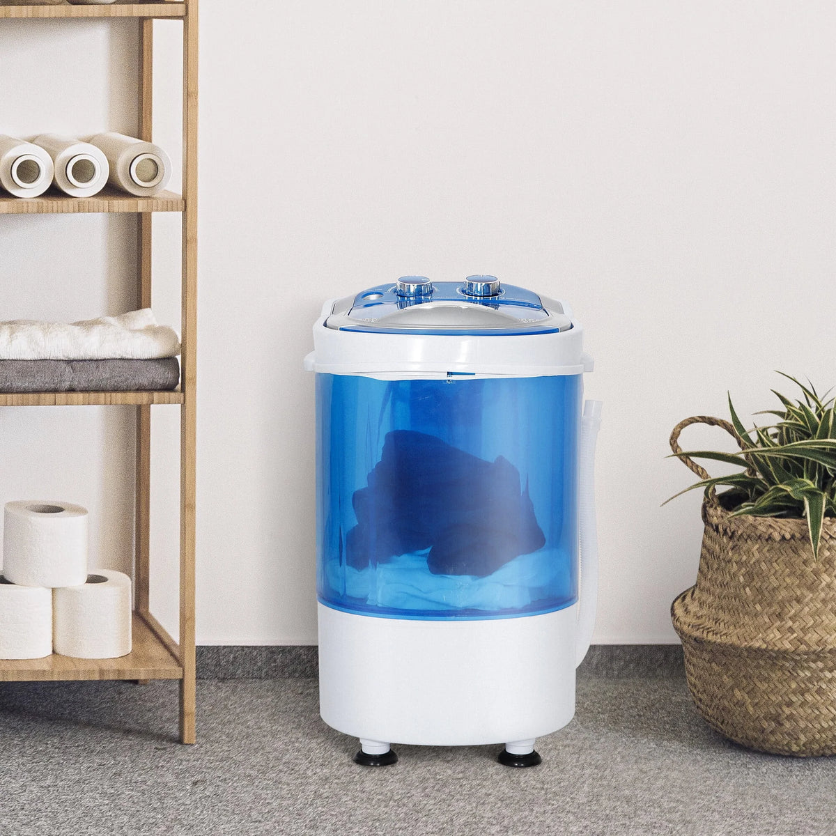 Compact Twin Tub Portable Washing Machine 13lbs D3812