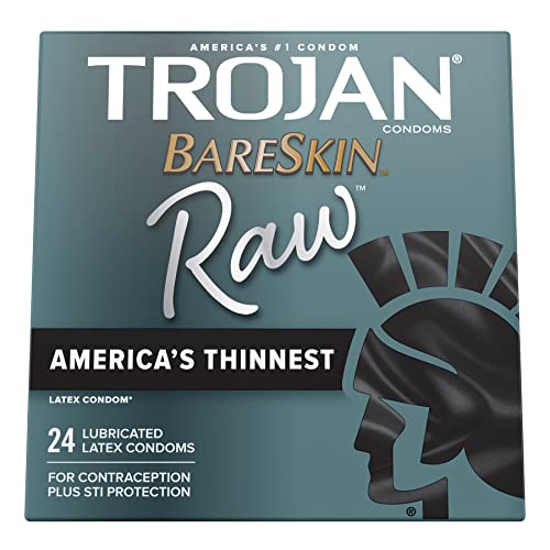 24 Count Thin Condoms with 10ct Non-Latex Lubricated Condoms U531