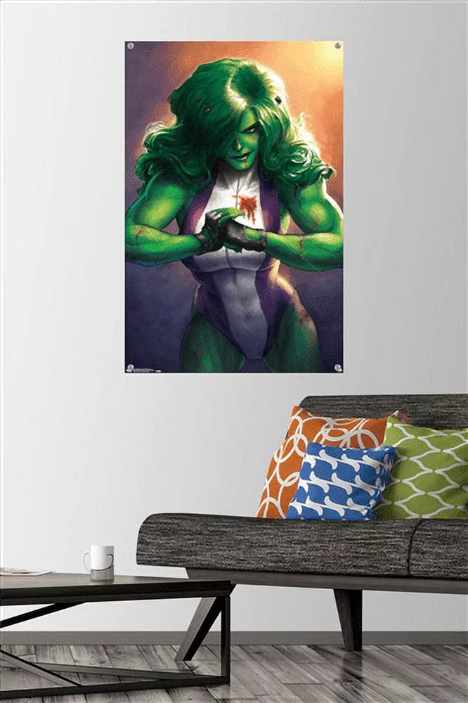 Wall Poster with Push Pins, 22.375" x 34" H8643