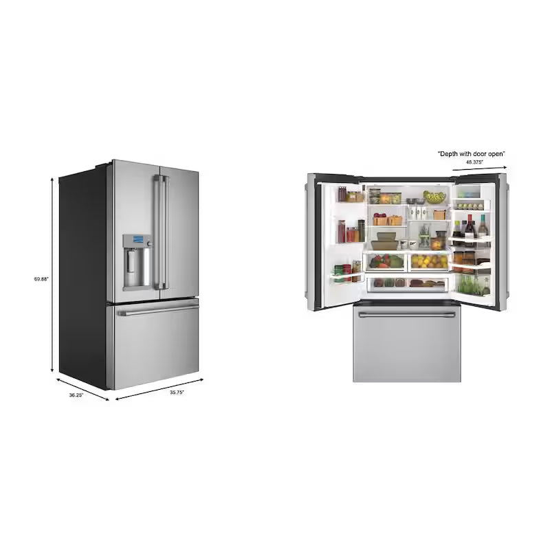 27.8 cu. ft. Smart French Door Refrigerator with Hot Water Dispenser E5119