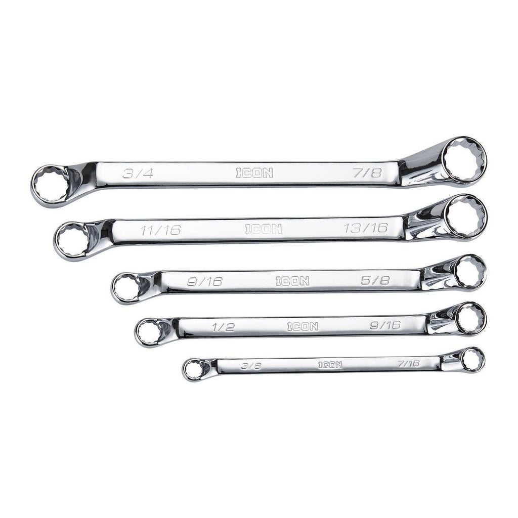 5 Piece SAE Offset Box Wrench Set Y5681