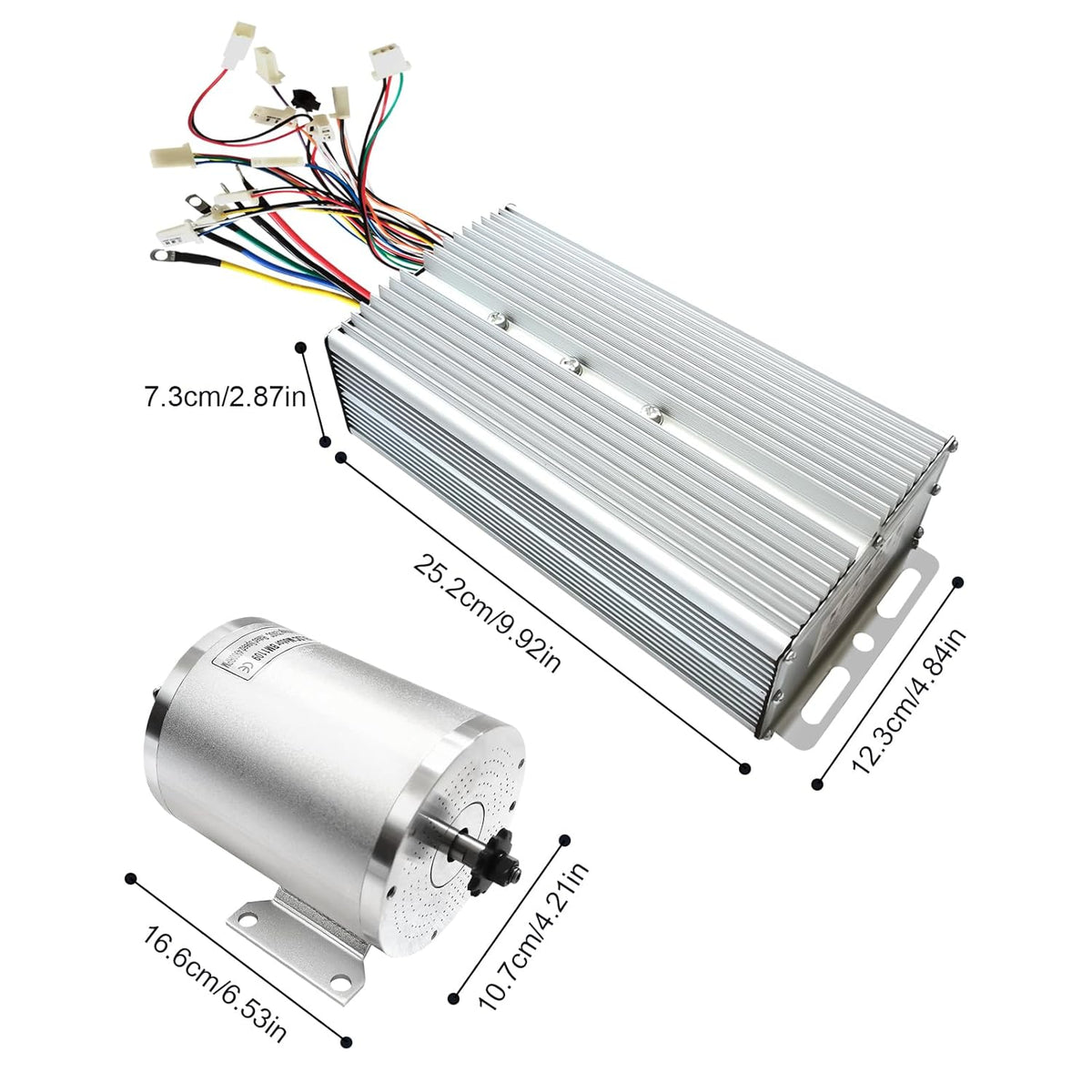 Brushless Motor Kit 3000W 72V BLDC Motor Kit with Brushless Controller O1541