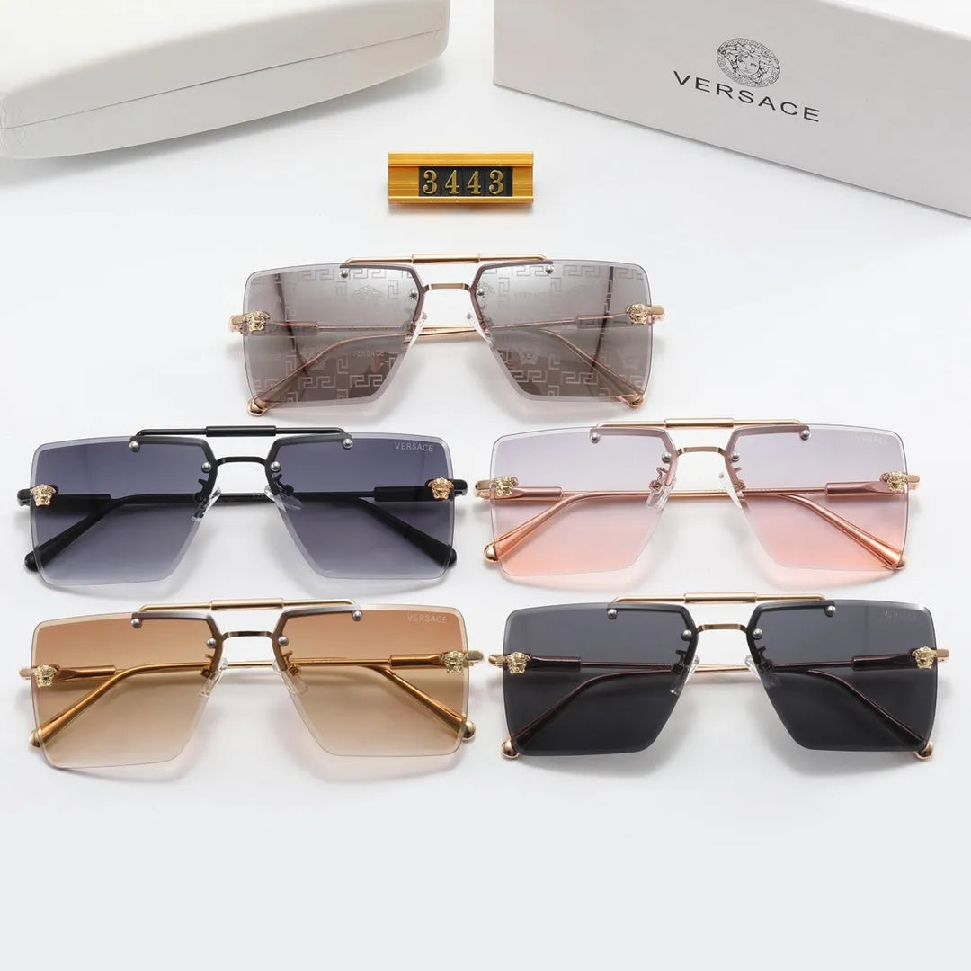 Frameless Double Bridge Polarized Sunglasses L201718