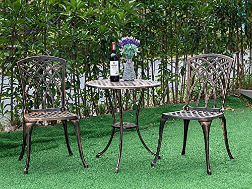 3 Piece Rustproof Cast Aluminum Bistro Set Z254