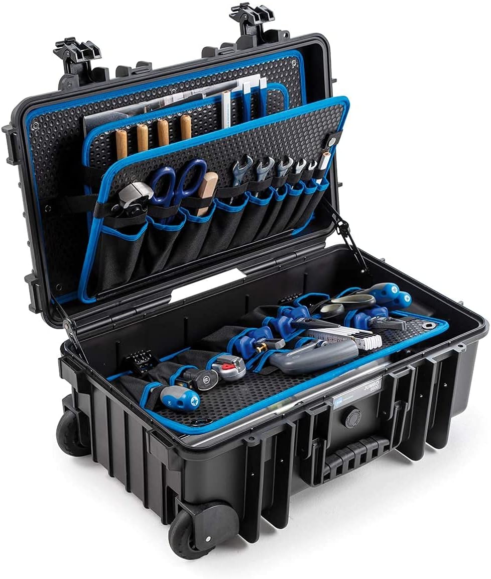 Black Outdoor Tool Case with Pocket Tool Boards J587189