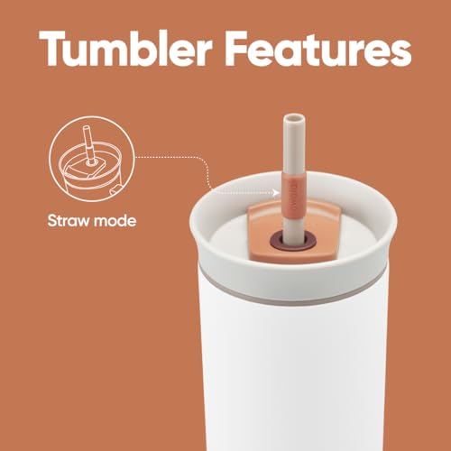 24 oz Stainless Steel Triple Layer Insulated Travel Tumbler W878093