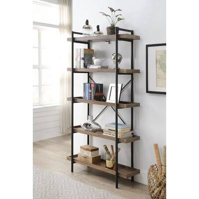 Rustic Oak Standard Bookcase T49637