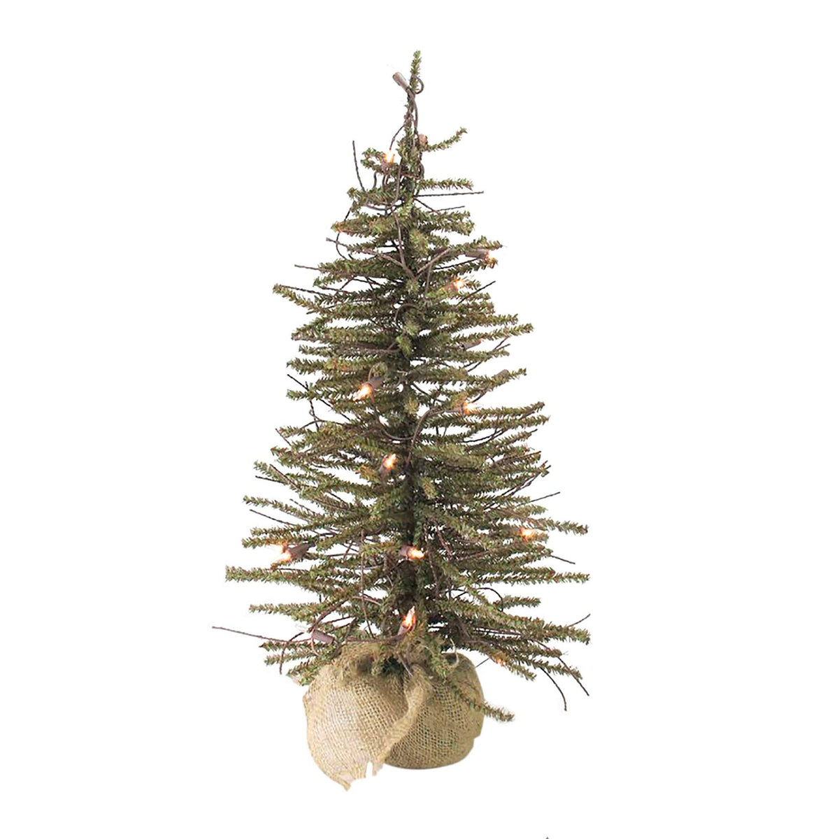 3 Pre-Lit Artificial Christmas Tree with Clear Lights M934