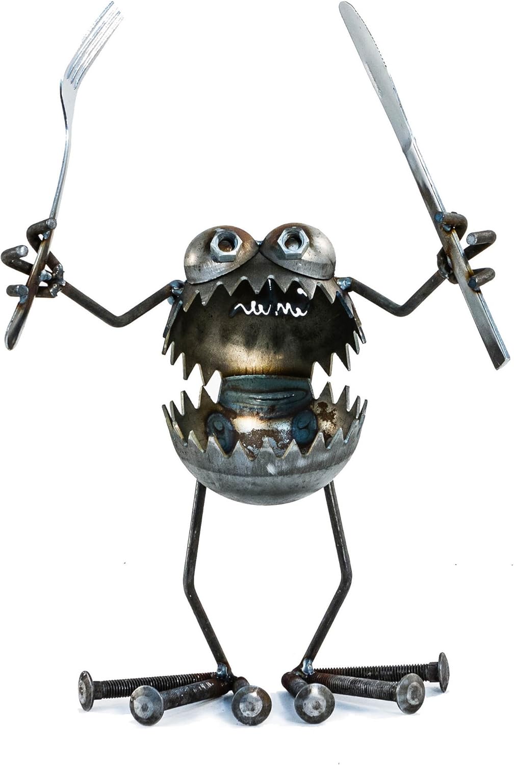 Medium Welded Scrap Metal Art Sculpture Z649