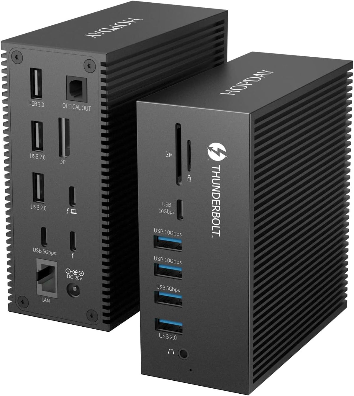 18 in 1 Thunderbolt 3 Docking Station Dual 4K 8K Displayport T1919