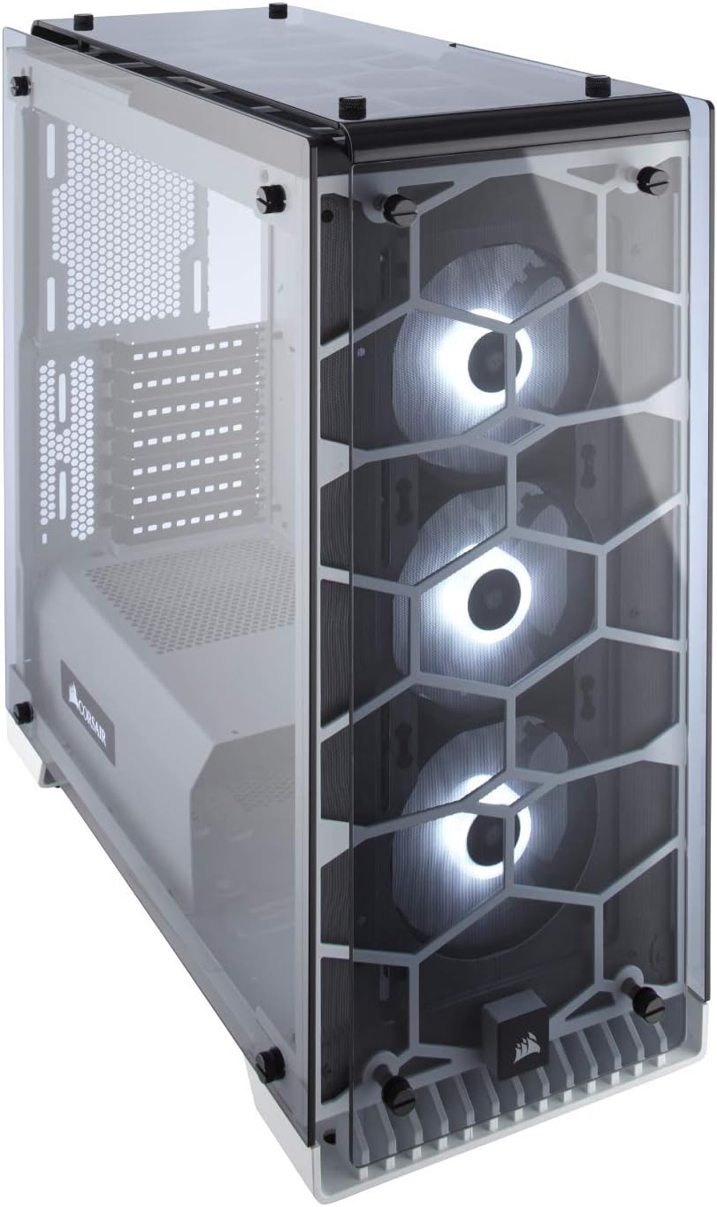 Black Mid-Tower Case with 3 RGB Fans T980448