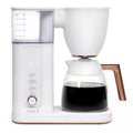 10 Cup Matte White Drip Coffee Maker with Glass Carafe A2123