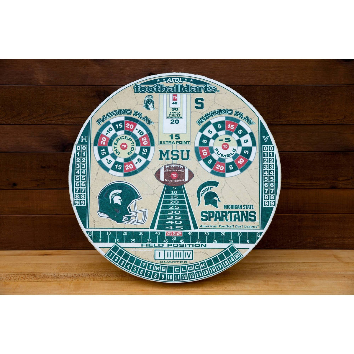 Michigan State Spartans Football Dartboard M201811