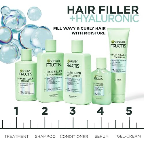 Hair Filler Moisture Repair Gel-Cream with Hyaluronic Acid, 5.1 Fl Oz J46246