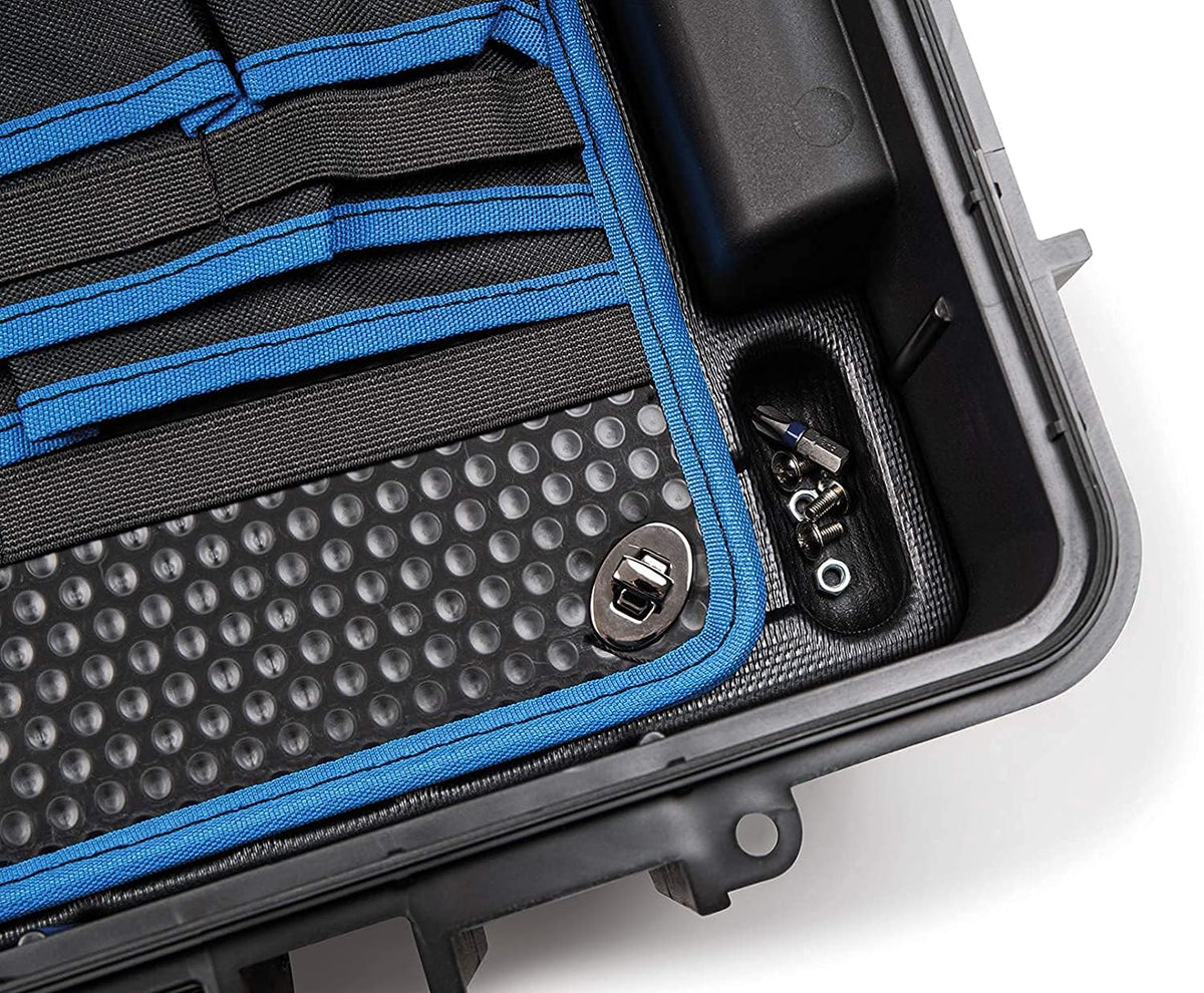 Black Outdoor Tool Case with Pocket Tool Boards J587189