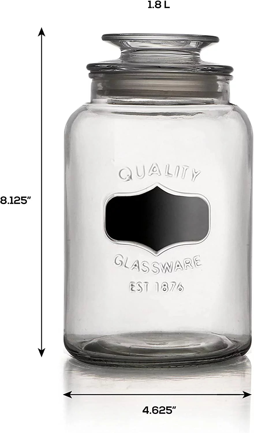 Clear Glass Food Storage Containers Set of 3 P937